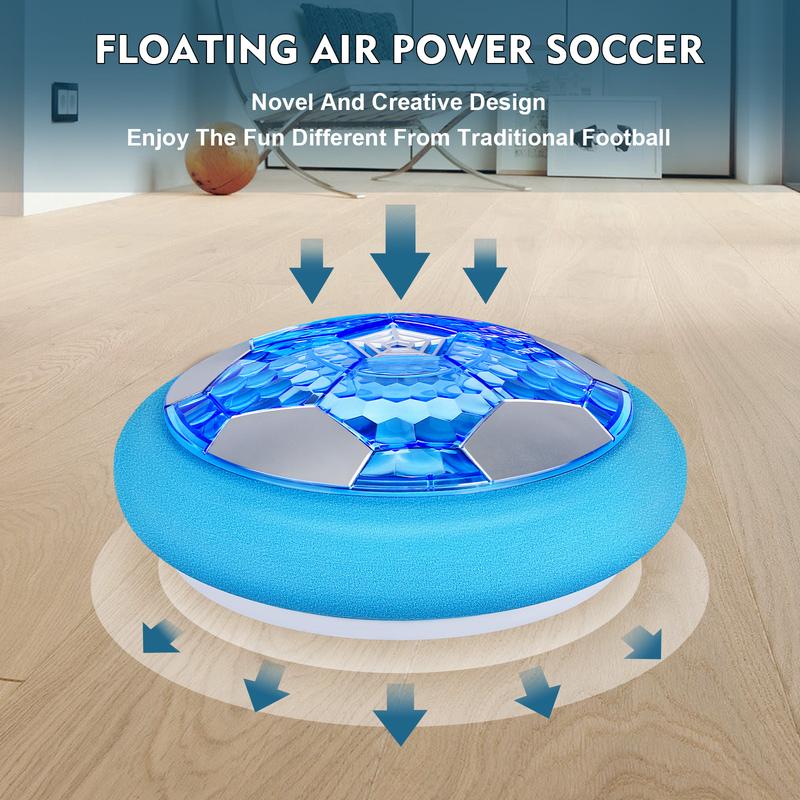 Hover Soccer Ball Set with 2 Goals, Rechargeable Indoor Air Floating Soccer Ball with LED Light and Foam Bumper, Perfect Birthday Xmas Gifts for Age 3 4 5 6 7 8-12 Year Old Kids Boys Girls hoover soccerball electronic scoreboard