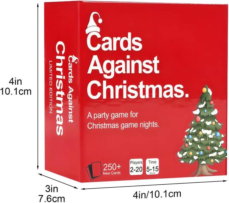 Cards Against Christmas - Game for Christmas Nights, Conversation Card Games for Adults Parties, A Party Cards Game for Christmas Game Night, a Fun Family Christmas Game (1Pc)