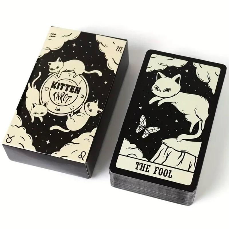 78 piece Kitten tarot cards deck