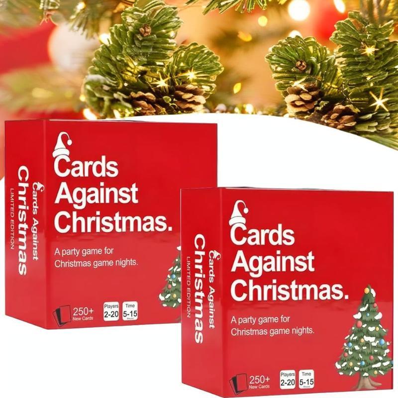 Cards Against Christmas - Game for Christmas Nights, Conversation Card Games for Adults Parties, A Party Cards Game for Christmas Game Night, a Fun Family Christmas Game (1Pc)