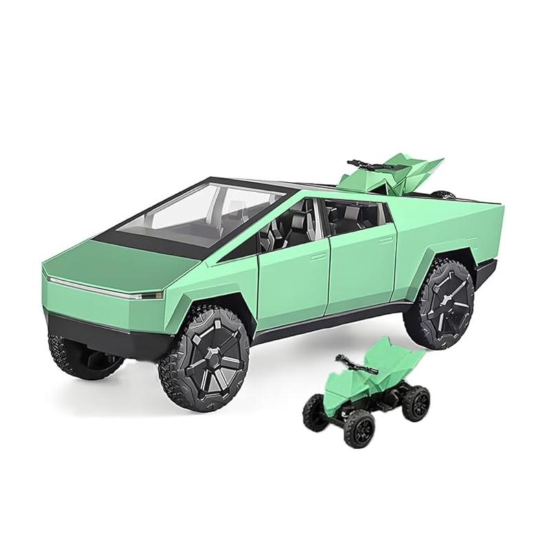 Experience the Excitement of the Tesla Cybertruck 1:32 Scale Toy Car: Vibrant Lights and Music Bring Imagination to Life for Kids! tesla cybertruck