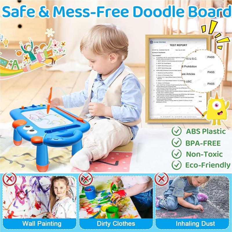 Magnetic Drawing Board for Toddler Boys, Toys for 1 2 3 Year Old Boy, Mess Free Doodle Board Pad, Kids Magna Writing Board, Educational Toys for Toddlers 1-3, Etch Sketch Birthday Xmas Gifts for Boy