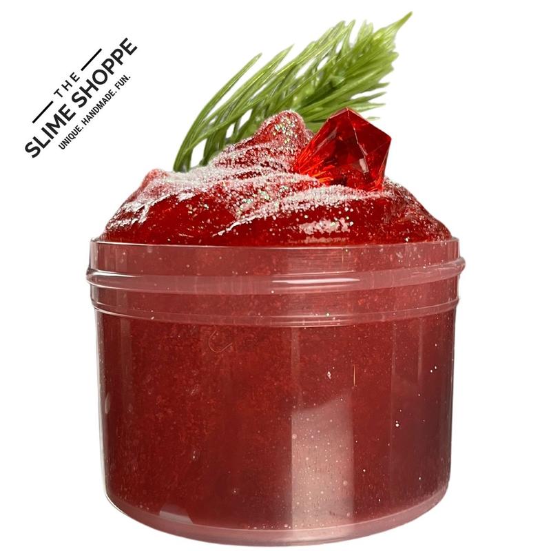 Jelly | Cranberry Citrus Scented | Christmas Stocking Stuffer | Party Kit 6oz Slime