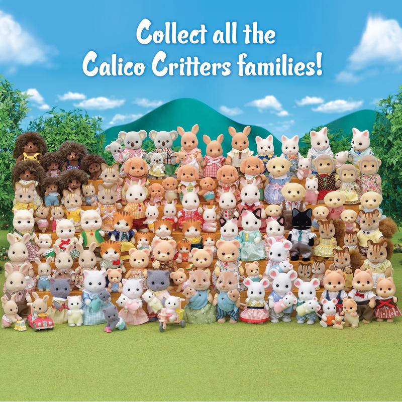 Calico Critters Mole Family, Set of 4 Collectible Doll Figures, Online Exclusive