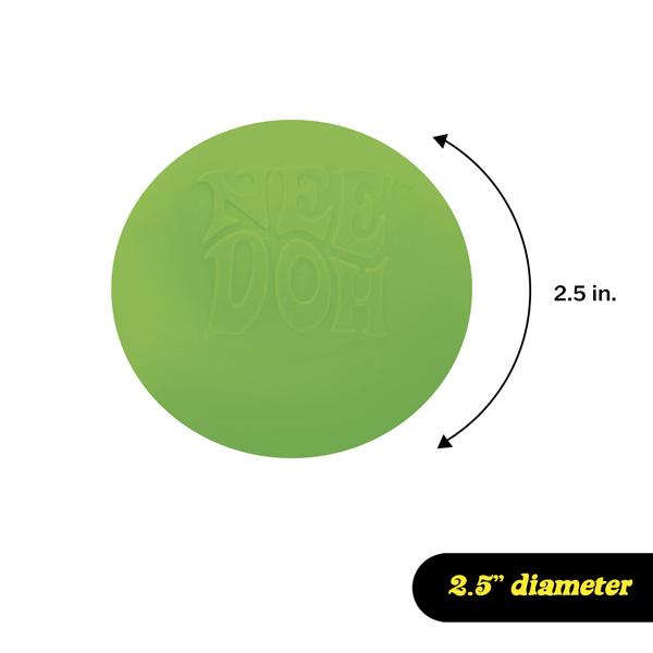 Schylling NeeDoh the Groovy Glob - The Original NeeDoh - Filled with a Satisfying Soft Dough Filling - One Random Color