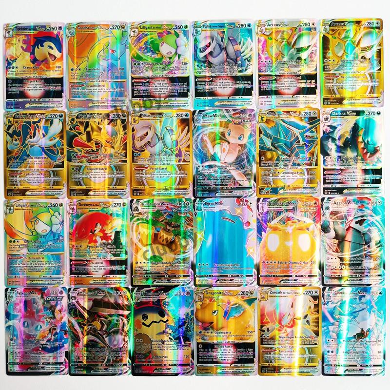 300 Pcs Version Pokemon Vmax Card Shining TAKARA TOMY Cards Game Battle Carte Trading Children Toy