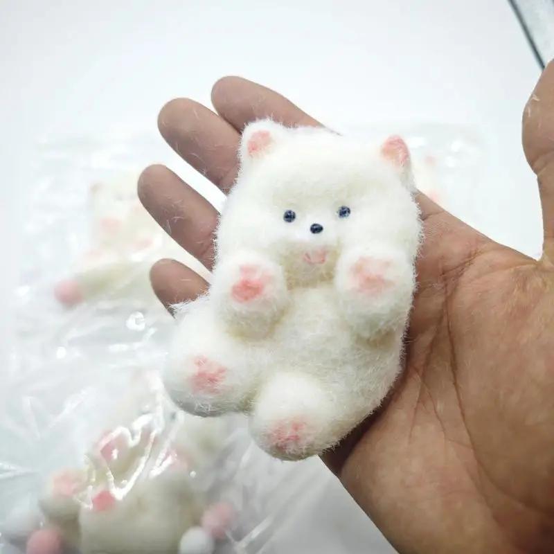 Super soft plush dog - relaxation squeeze toys, stress relieving sensory toys, candy dolls, gummy dogs