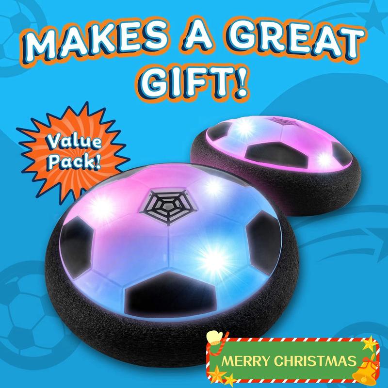 Hover Soccer Ball Football , Set of LED Soccer Ball Toy, Gifts for Children over 18 months old, Christmas Gifts 2024, Birthday Gifts for Boys and Girls ,  Fun Toys for Boys and Girls