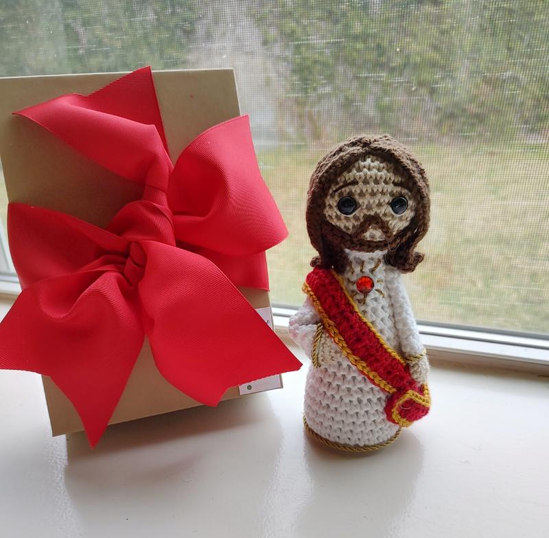 Sagrado Corazon de Jesus Crochet Amigurumi