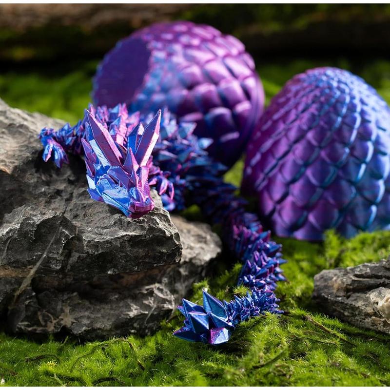 Dragon egg, 3D printed articulated dragon, dragon egg with dragon inside, dragon toy, 3D printed dragon egg toy, suitable for boys and girls toys gifts