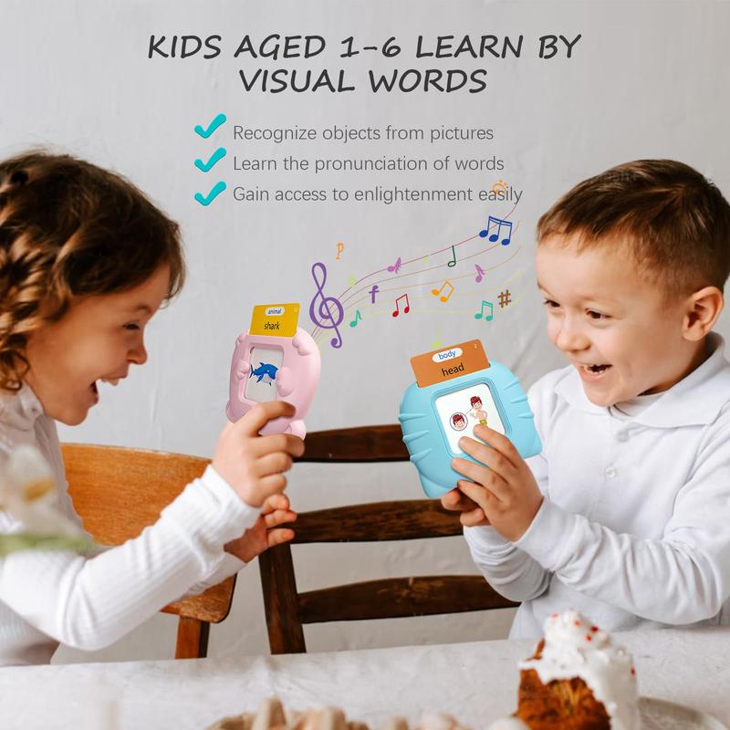 Talking Flash Cards LearningMontessori Toys for Kids with 224 Sight Words,kids learning flashcard reader,Autism Sensory Toys,Speech Therapy Toys, Learning Educational Toys Gifts for Age 1 2 3 4 5 Years Old Boys and Girls