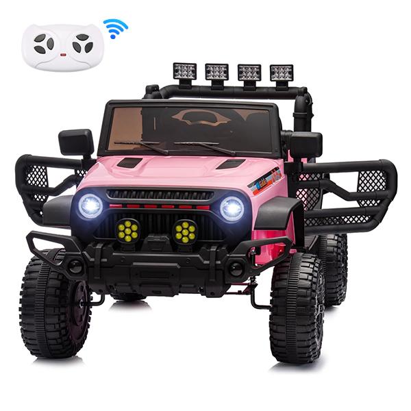 Hikiddo 12V Kids Ride on Car Truck, Kids Electric Vehicles Car Ride on Toy for Toddlers 3+ with Remote Control