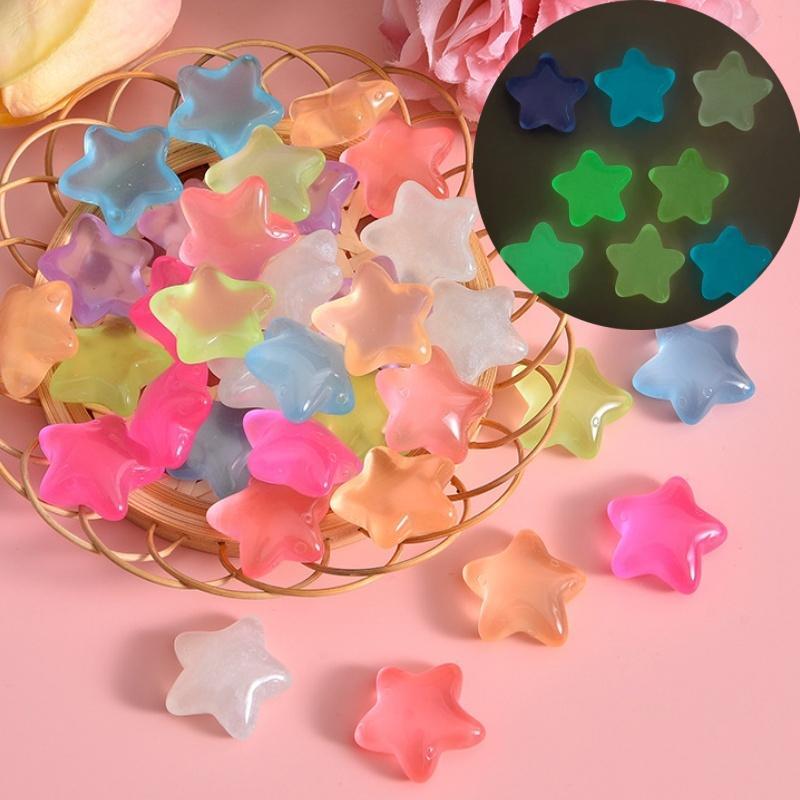 Mini Simulation Cartoon Starfish (20pcs 50pcs), DIY Handmade Jewelry Resin Accessories, Micro Landscape Ornaments For Fish Tank