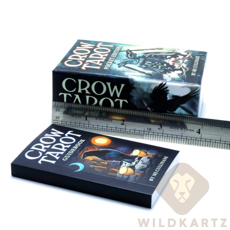 Crow Tarot Pocket Edition: 78 Tarot Card Deck & Guidebook; Divination tool for tarot readings, psychic readings, fortune telling, spiritual, unique tarot