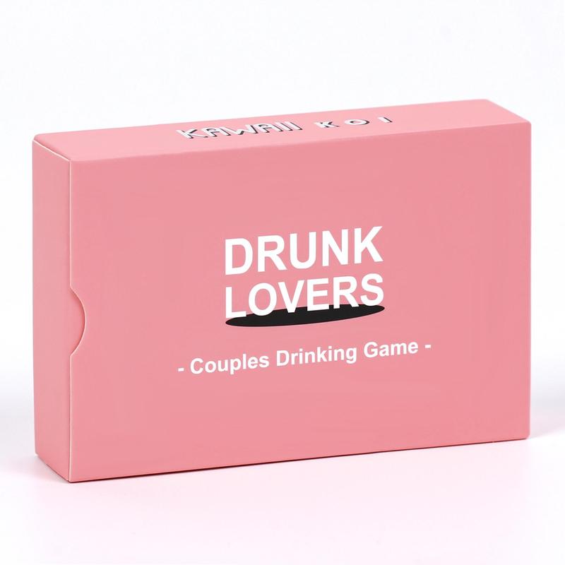 Couple Drinking Cards, 1 Box Drinking Game Cards for Date Night, Anniversary & Valentine's Day & Bachelor Party Gift with 54 Cards, Entertaining Game for Promoting Relationship