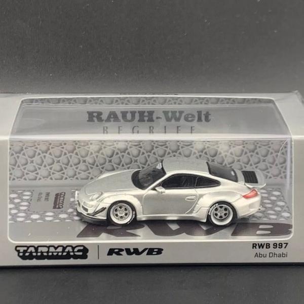 Tarmac Works RWB 997 Abu Dhabi Silver diecast scale 1 64