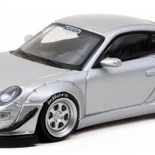 Tarmac Works RWB 997 Abu Dhabi Silver diecast scale 1 64