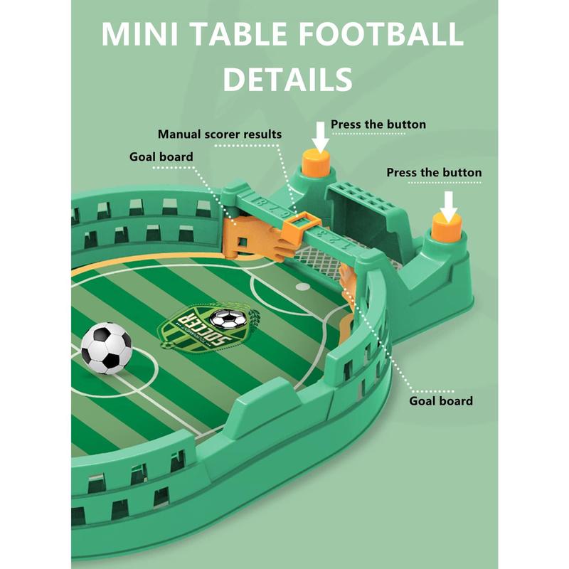 Children's Christmas Gifts1pc Mini Double Players Tabletop Football Game Set - Parent-Child Interactive Brain Teaser Toy for Kids, Boys and Girls Gifttoys for Boys,Football,Toys,Girls Football