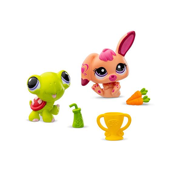 Littlest Pet Shop Pet Pairs - Series 2 - Includes 2 pets and accessories, collector card, and virtual code to unlock Roblox play