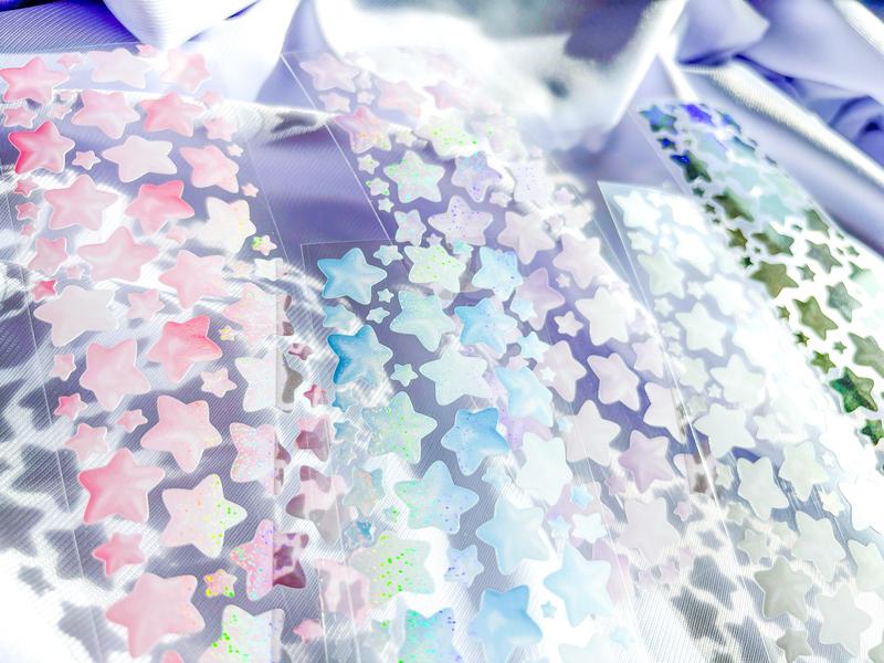 [borahstudio] Jelly Star Deco Sticker Sheet