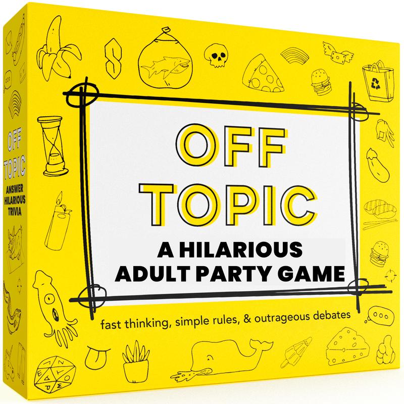 Off Topic Party Game for Friends and Family Game Night