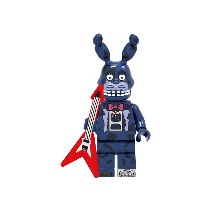 Custom FNAF Five Nights at Freddy Minifigures,  Characters , Bonnie, Foxy