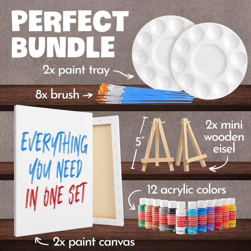 Viral Couples Painting Kit - Create Together for a Memorable Date Night Experience