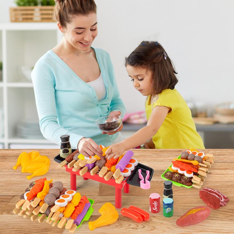 Children's house barbecue toy set simulation food Cosplay game gift