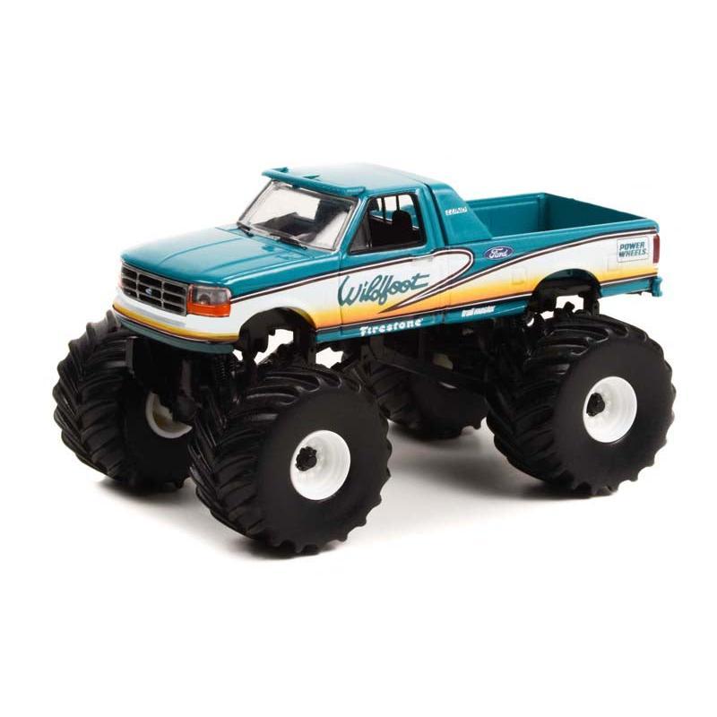 1993 Ford F-250 Monster Truck - Wildfoot (Kings of Crunch) Series 11 Diecast 1:64 Model Car - Greenlight 49110F