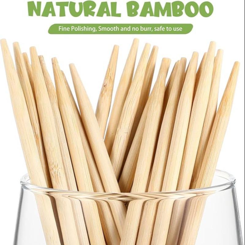 Bamboo Stick (30pcs), Double Head Design Bamboo Stick, DIY Scratch Art Tool, DIY Painting Supplies for Scratch Wood Art, Paper Painting, Coloring and DIY