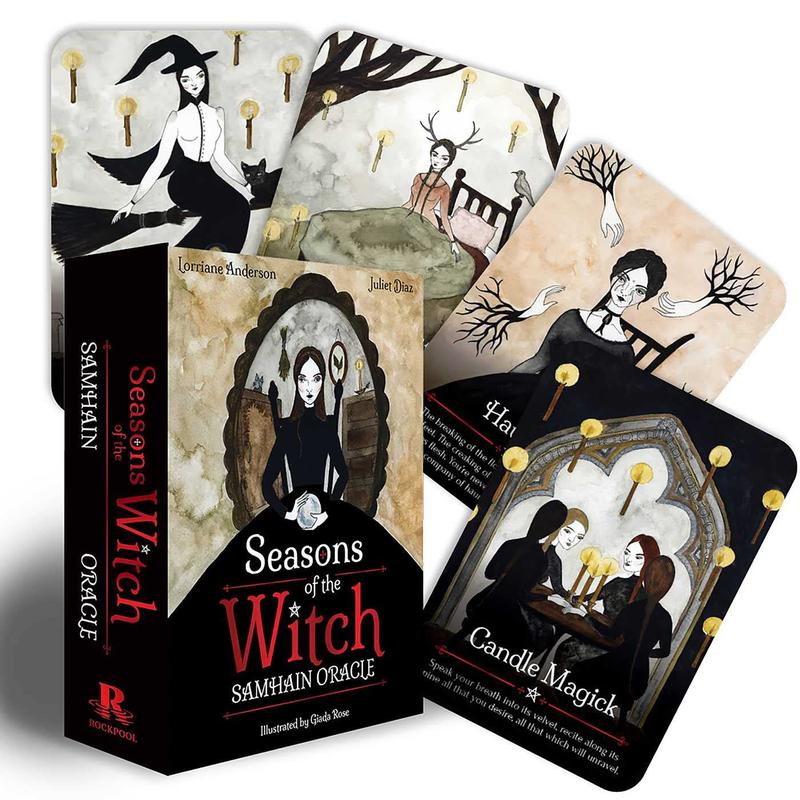 Seasons Of The Witch Themed Card, 1 Box Tarot Card Game, Holiday Party Game for Family Friends Classmate