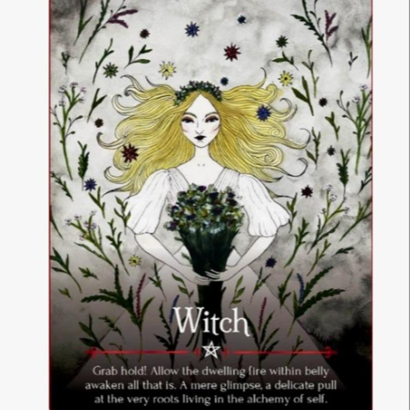 Seasons Of The Witch Themed Card, 1 Box Tarot Card Game, Holiday Party Game for Family Friends Classmate