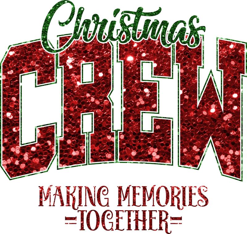 Christmas crew, Heat transfer, press and peel, DIY, Shirt design