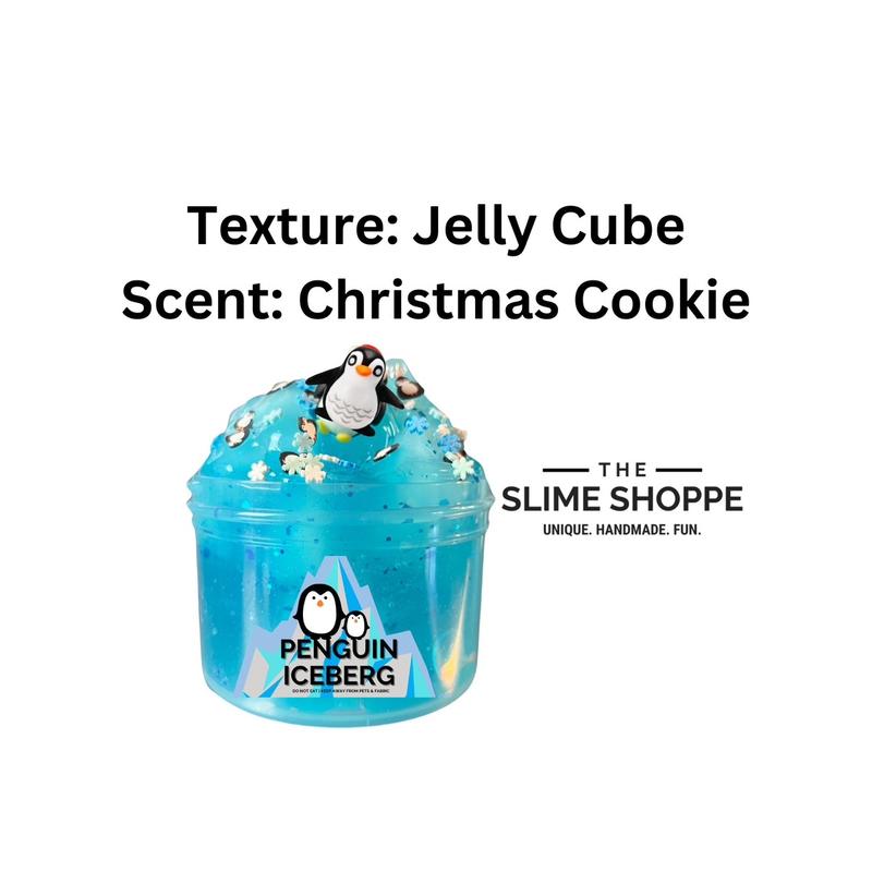 Clear Putty | Sponge Cube Penguin Iceberg | Party Kit 6oz Slime