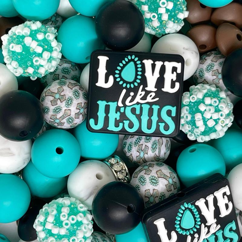 30pcs Bead Bundle 102 | Faith Beads | Jesus Beads | Colorful Beads | Bead Mix