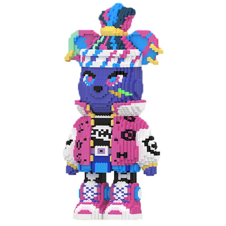 Build Your Bear - OZTZ 3D Puzzle Kit | 7200 Pieces for Creative Play | Educational & Interlocking Blocks | Ideal for Home & Office Decor