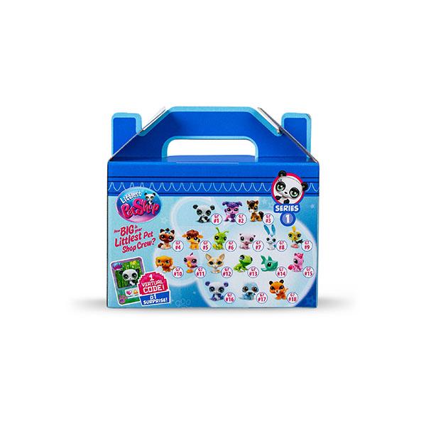 Littlest Pet Shop - Pet Surprise, Gen 7, bobble head collectibles - 1 Pet and accessory, 1 Collector Card, and 1 Virtual Code to unlock Roblox play