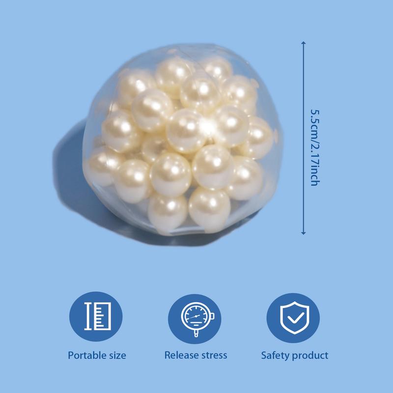 Sparkling Pearl Squishy Ball, White Noise Maker, ASMR toy, good for ADHD, Gift selection, new style squishy toy.