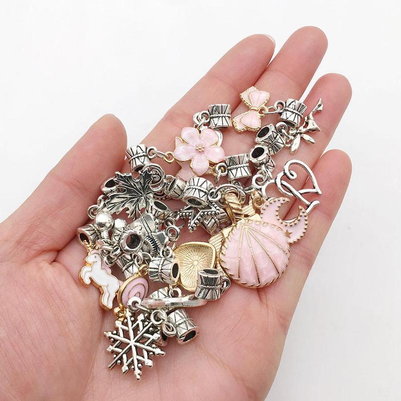 Creative DIY Handmade Crystal Bracelets, 63pcs set DIY Materials For Decoration & Jewelry Making