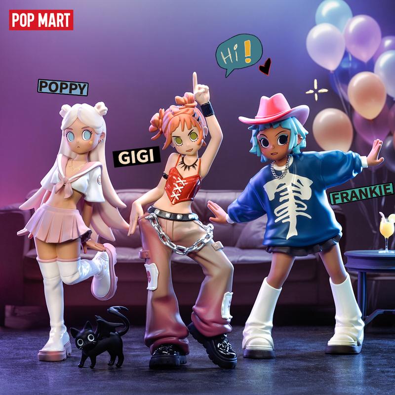 Peach Riot Rise Up Series Figures, Whole Set