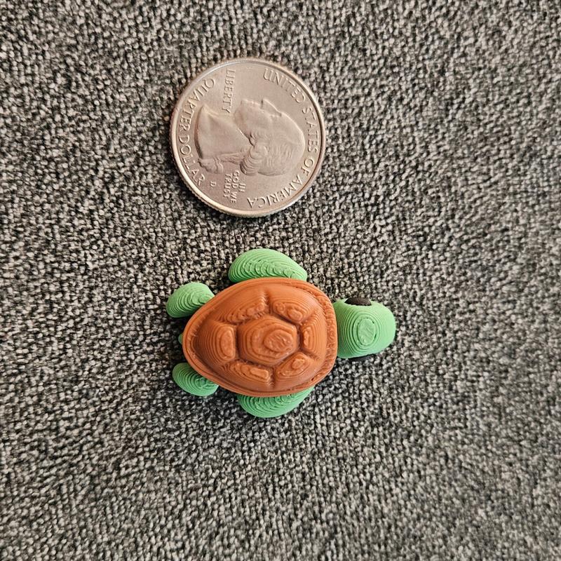 Durable Pocket Pets - Cute 3D Printed Articulating Mini Fidget Sensory Baby Animals For Road Trips or Party Bags