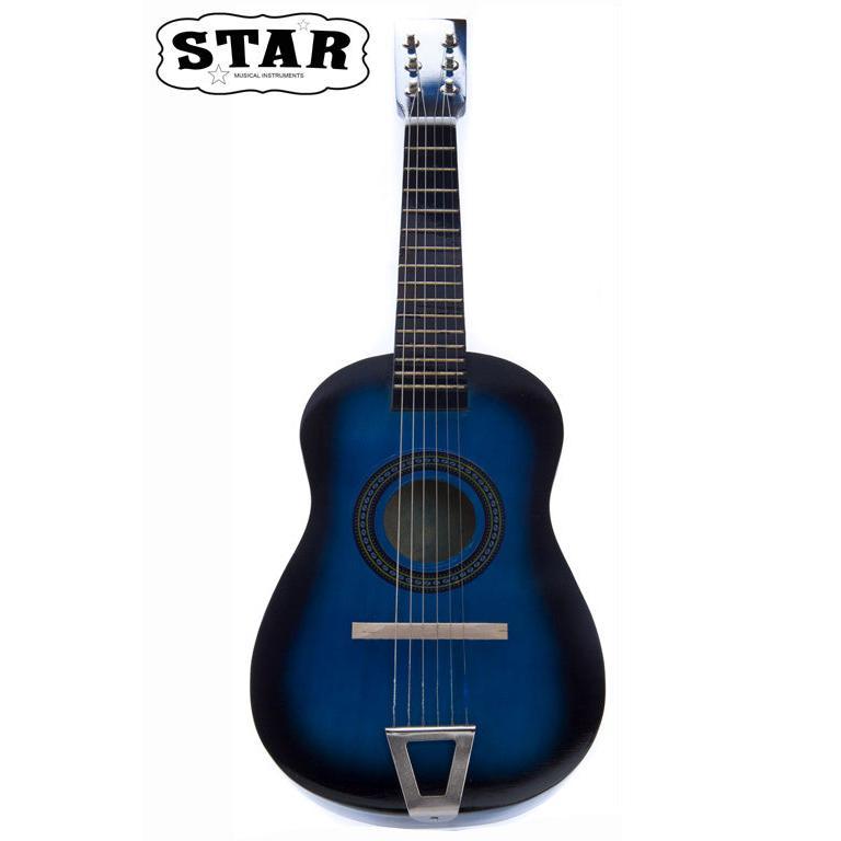 Star Kids Acoustic Toy Guitar 23 Inches Blue Color,