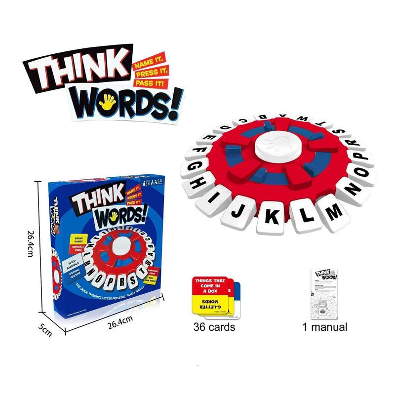 Tapple Fast-Paced Word Game – Quick-Thinking Family Fun for All Ages, Perfect for Parties and Game Nights