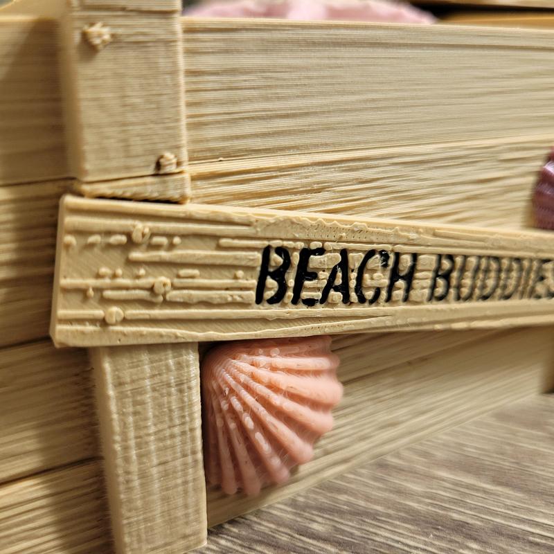 Beach Buddies Fun Pack - 3D Printed Beach-Themed Collectibles for Summer