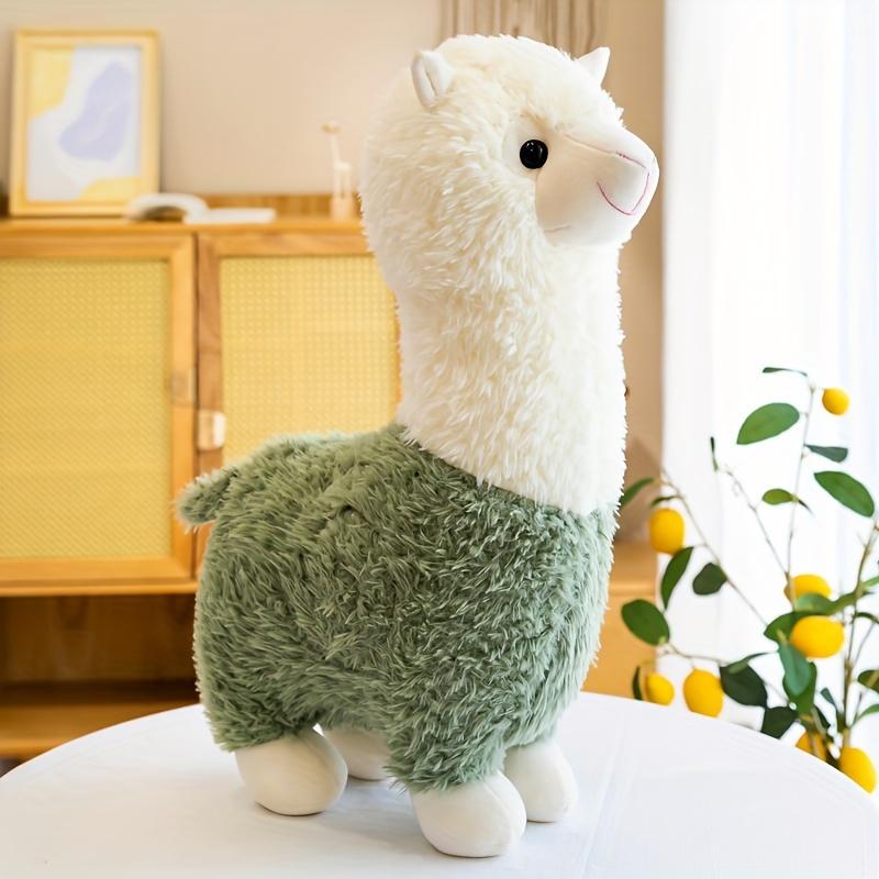 23cm 9.6-inch Cuddly Alpaca Doll Plush Toy, Soft Stuffed Animal Toy Furry Doll Pillow Cloth Doll Birthday Gift Toy Valentine's Day Xmas Christmas Wedding Anniversary Presents Gifts