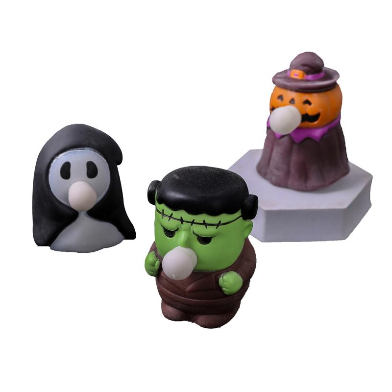 Buy two get one free, pack three.!!!Creative Halloween Funny Vent Toys - Cute Cartoon Shapes Christmas