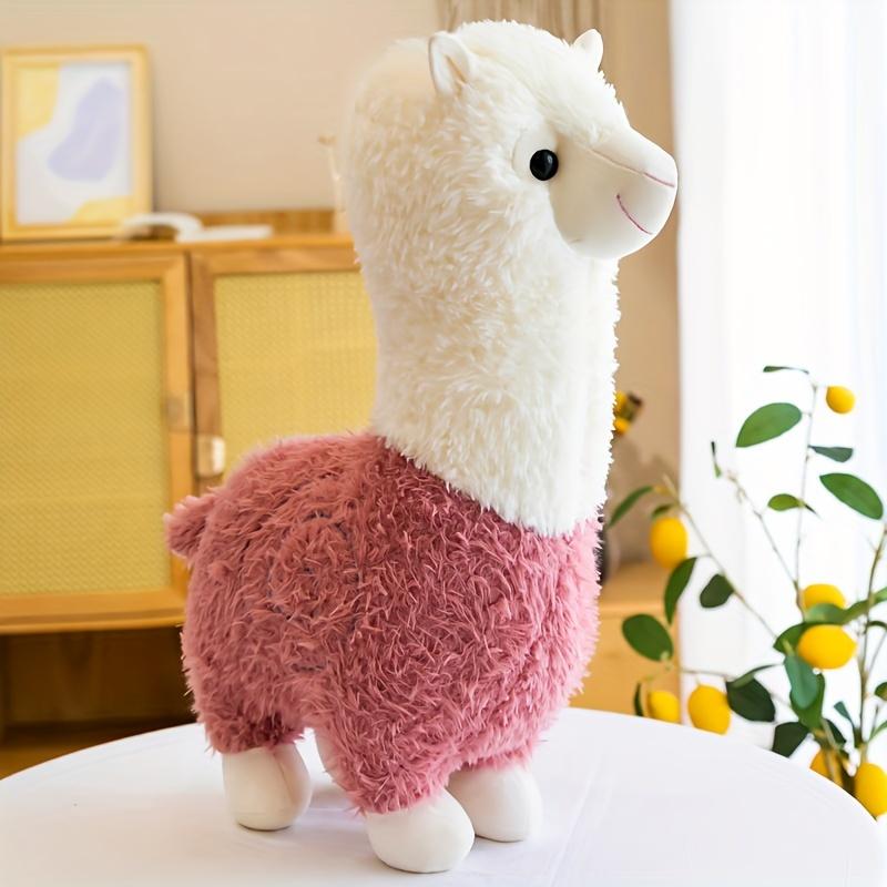 23cm 9.6-inch Cuddly Alpaca Doll Plush Toy, Soft Stuffed Animal Toy Furry Doll Pillow Cloth Doll Birthday Gift Toy Valentine's Day Xmas Christmas Wedding Anniversary Presents Gifts