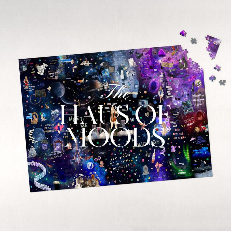 Midnights Lyrics & Easter Eggs Jigsaw Puzzle 500 1000 Piece [OFFICIAL Haus of Moods PUZZLE] Eras Puzzle