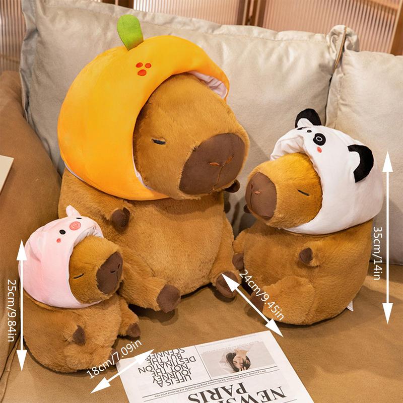 Cute Plush Capybara Toy, 1 Count Lovely Stuffed Toy, Soft Plush Toy, Home Sofa Decoration, Creative Stuffed Toy for Birthday Gift