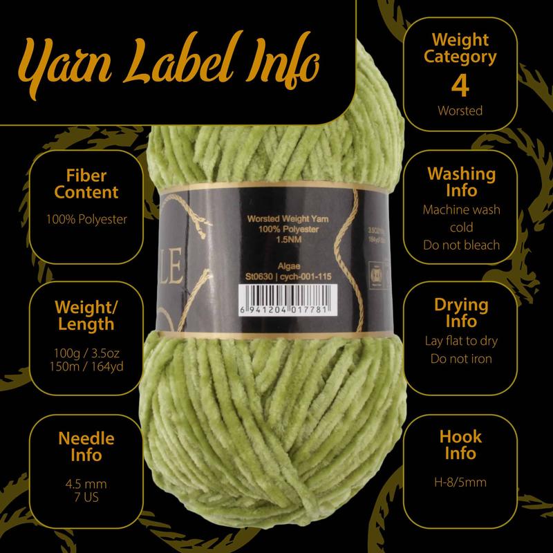 Chenille Yarn: Variegated Packs